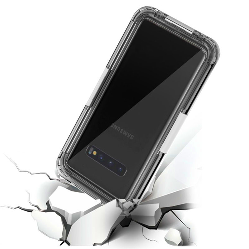 Telefoonzaken met water in hen telefoon water beschermer leven case voor Samsung S10 (White)